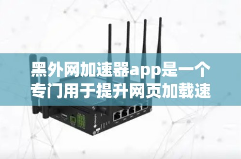 黑外网加速器app是一个专门用于提升网页加载速度和下载效率的工具。它提供多种加速方式,包括多线程加速、缓存优化、网络延迟补偿等,帮助用户更快地完成网页和下载任务