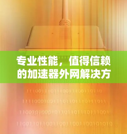 专业性能，值得信赖的加速器外网解决方案