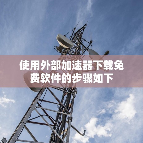 使用外部加速器下载免费软件的步骤如下