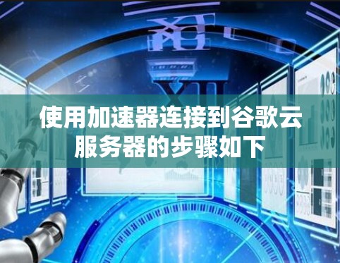 使用加速器连接到谷歌云服务器的步骤如下 使用加速器连接到谷歌云服务器的步骤如下