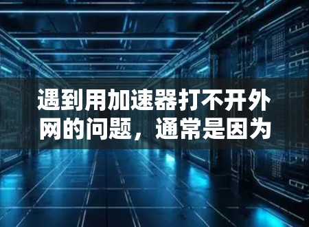 遇到用加速器打不开外网的问题，通常是因为加速器未正确启用或网络连接出现问题。以下是一些建议，帮助你解决问题