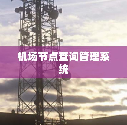 机场节点查询管理系统 机场节点查询管理系统