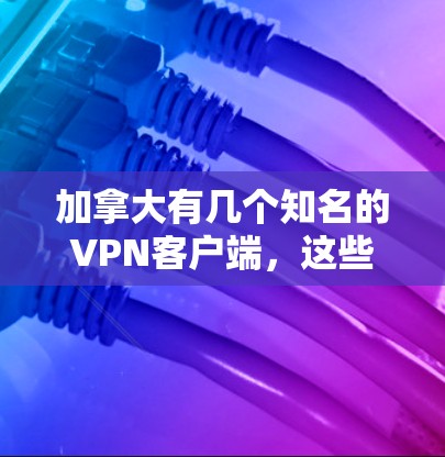 加拿大有几个知名的VPN客户端,这些客户端通常提供多种选择,满足不同的用户需求。以下是几个主要的 VPN 加拿大客户端 加拿大有几个知名的VPN客户端,这些客户端通常提供多种选择,满足不同的用户需求。以下是几个主要的 VPN 加拿大客户端