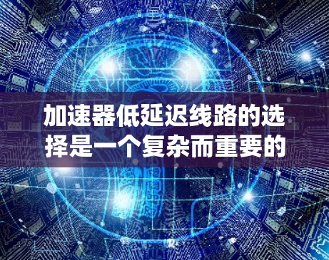 加速器低延迟线路的选择是一个复杂而重要的工程问题,涉及多个因素的综合考虑。以下是对该问题的系统分析和详细的解答