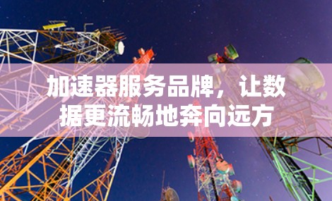 加速器服务品牌,让数据更流畅地奔向远方 加速器服务品牌,让数据更流畅地奔向远方