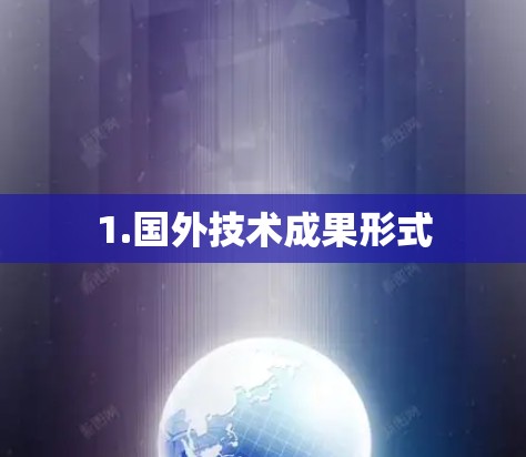 1.国外技术成果形式 1.国外技术成果形式