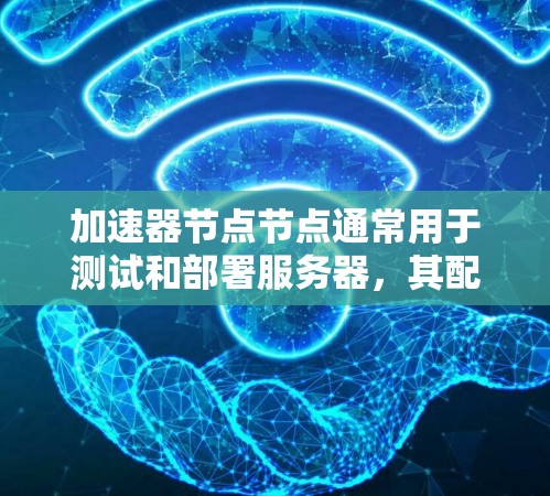 加速器节点节点通常用于测试和部署服务器,其配置需要遵循特定的规则和规范。以下是加速器节点节点的常见配置步骤和注意事项